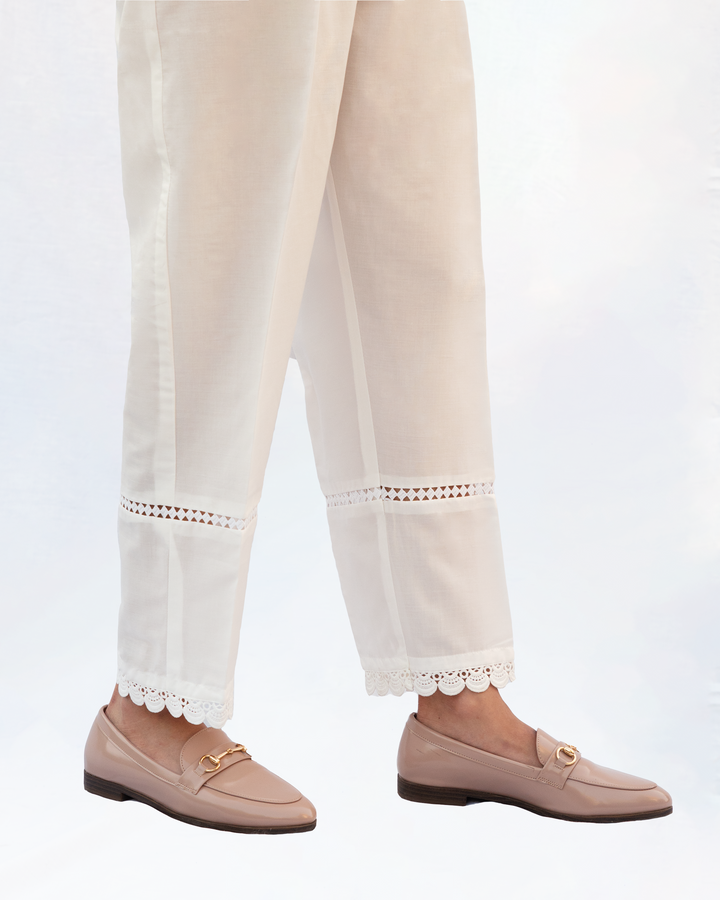 White Lace Trouser