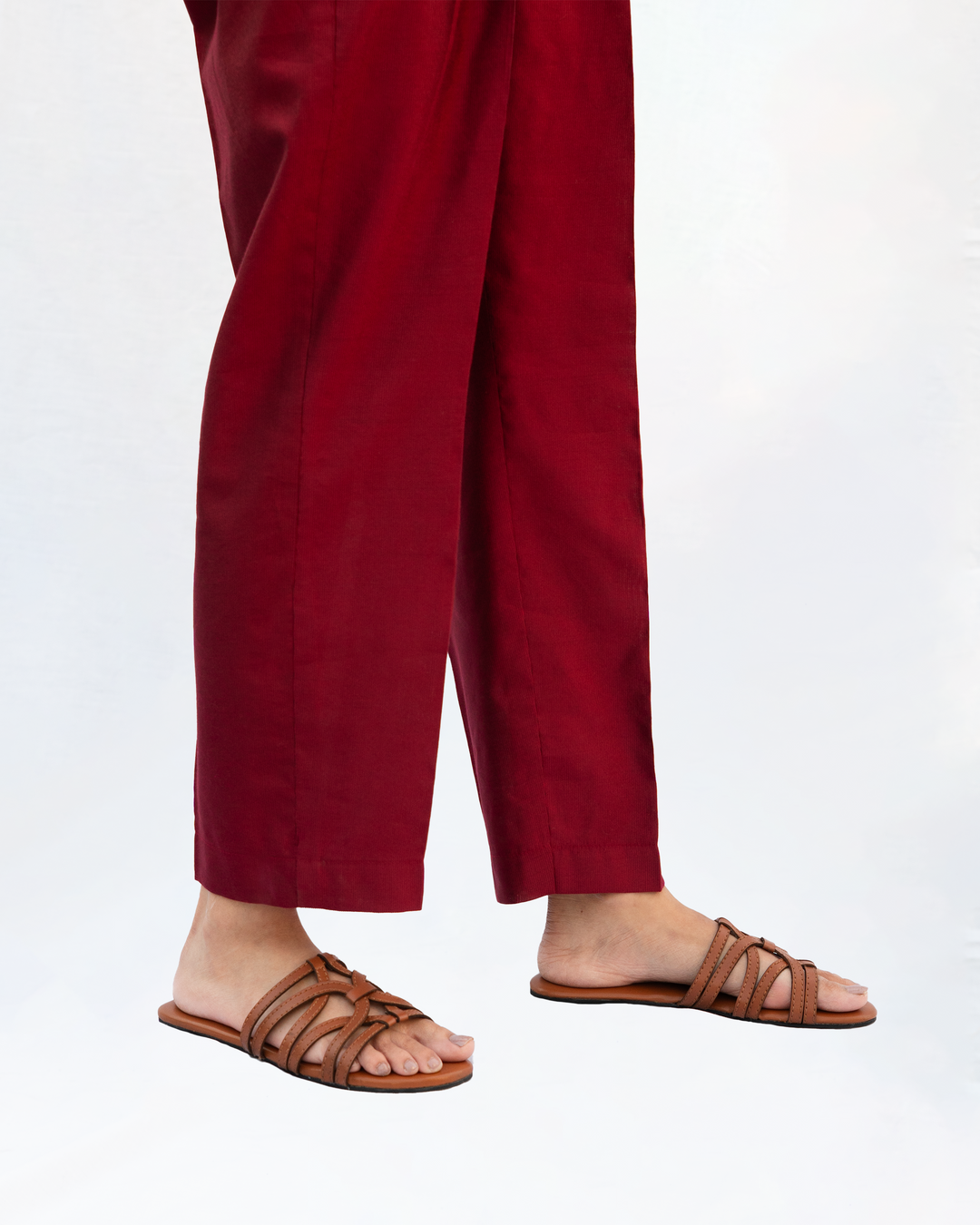 Khaadi Maroon Trouser