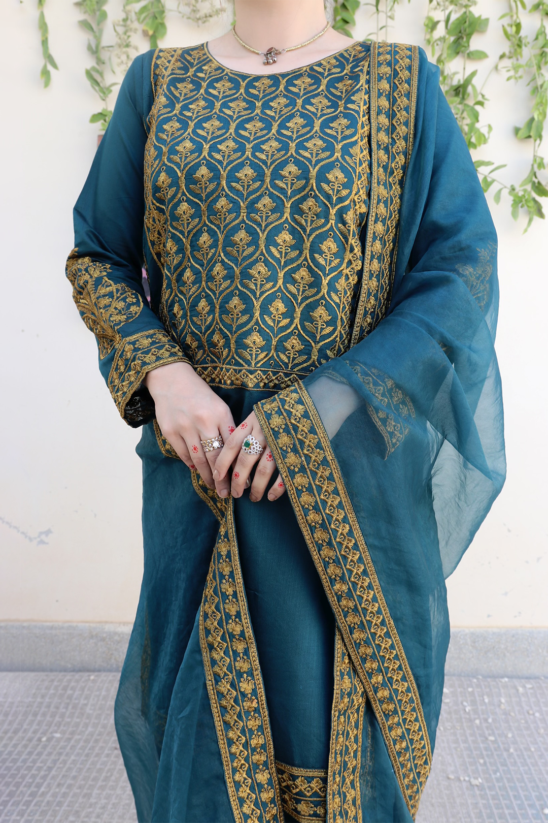 Mahendi Green Printed Cotton Stitched Suit Set | Cotton Dairy-2001 |  Cilory.com