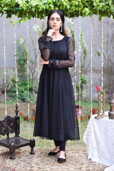 BLACK FROCK  The Stitches  Made In Madras